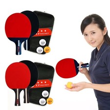 Table Tennis Bat Set 2 Rackets