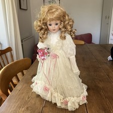 Vintage Porcelain Bride Doll