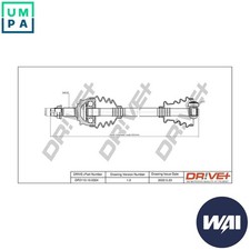 DRIVE SHAFT DP2110.10.0324 FOR