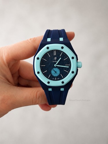 Navy strap for swatch ap - strap,