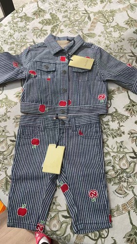 Gucci apple stripes print - apple,