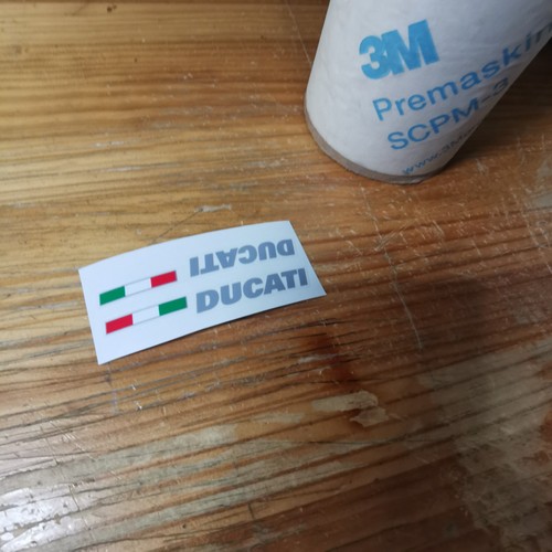 Ducati italia flag - italia, x2
