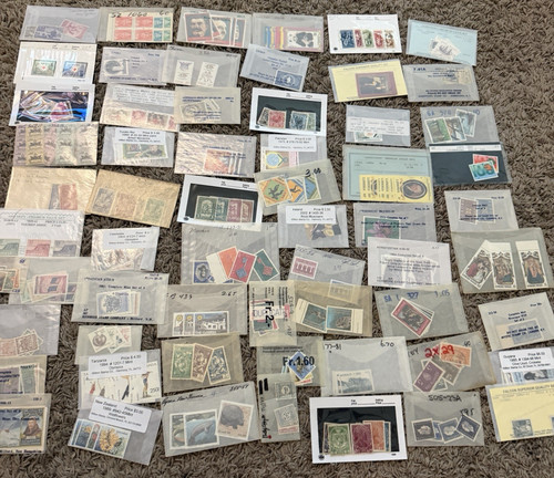 Stamps bulk lot - bulk, sets