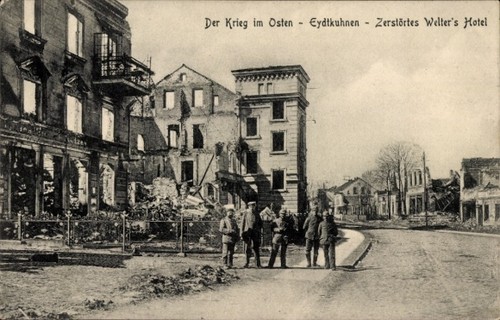 Postcard eydtkau eydtkuhnen - postcard,