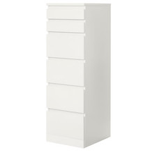 Ikea malm drawer chest white - chest,