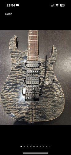Ibanez premium rg870qmz black - ibanez, -black