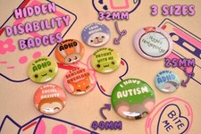 HIDDEN DISABILITY BADGE / PIN