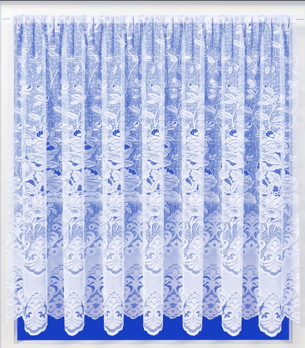 Ariana heavy thick - white, flora