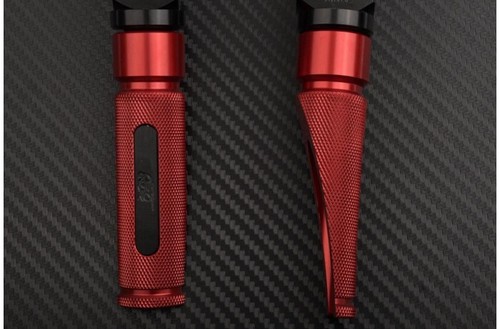 Red black pair front foot - front,