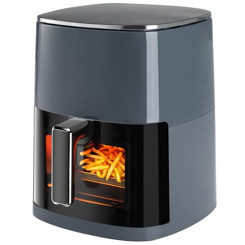 Grey air fryer 6 - grey, 6.3