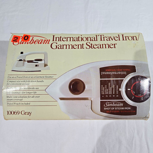 Sunbeam travel iron 10069 - sunbeam,