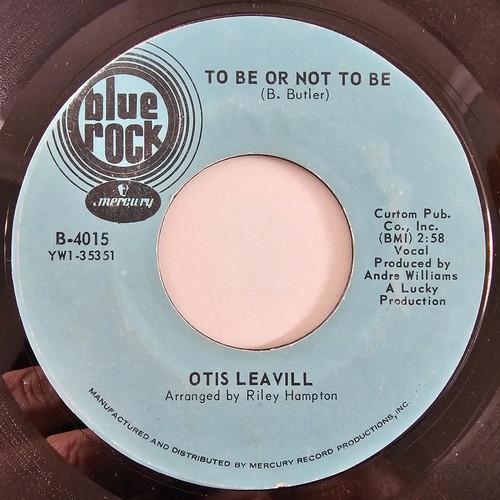 Otis leavill not to - be, or