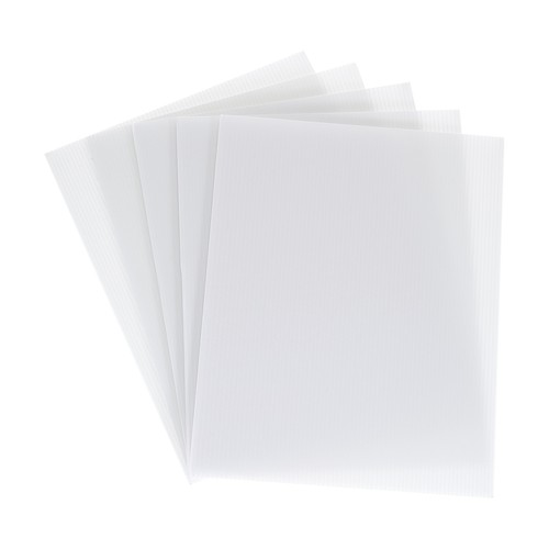 5pcs corrugated plastic - corrugated, sheets