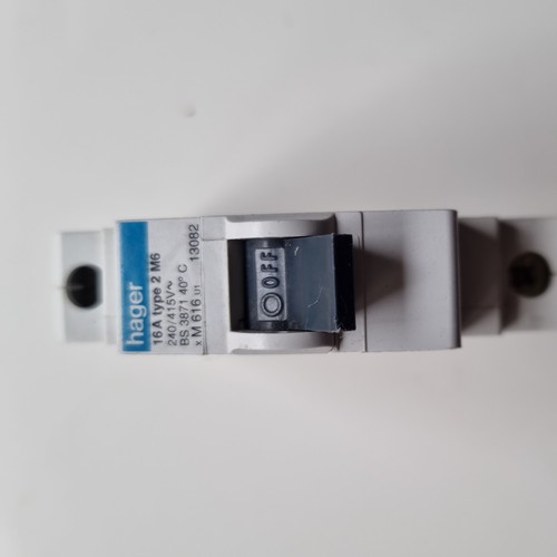 Hager amp type m6 mcb - m6,
