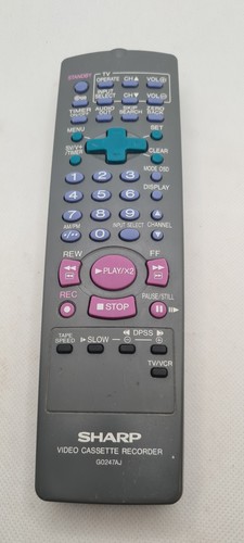 Sharp g0247aj vcr video - sharp,