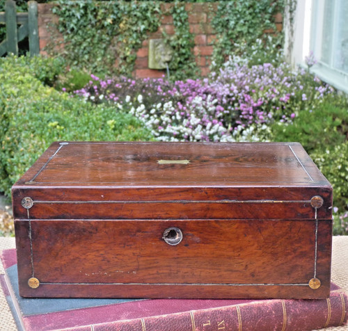 Antique wooden box inner - , tray