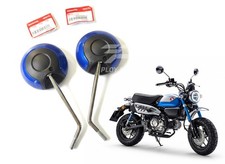 Blue Round Side Mirrors for