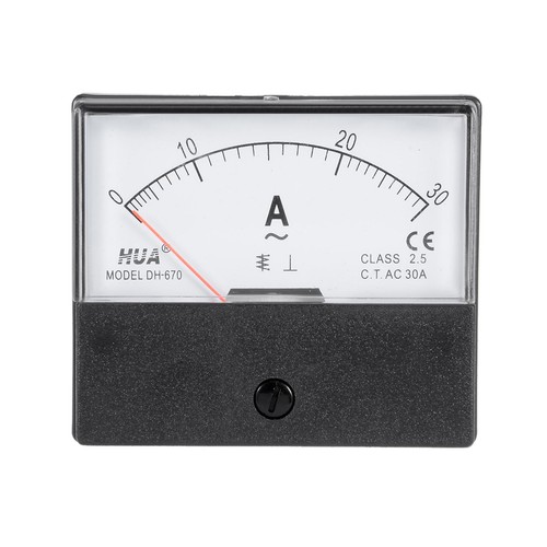 30a analog panel ammeter - ac,