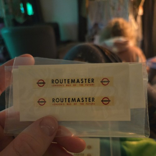 Model bus decals - bus, slide