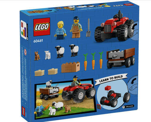 New lego city red - city, tractor