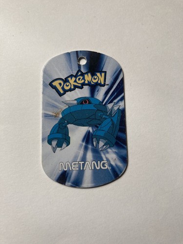 Pokemon metal tags metang - tags,