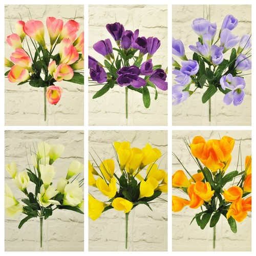 Artificial silk flowers - silk, crocus
