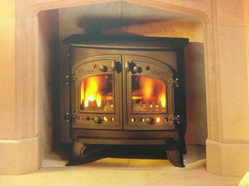 Villager stove glass 185mm - a/b,