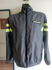 Night Addict Grey And Neon Men's Super Lightweight Windbreaker Jacket Size M