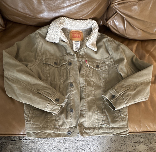 Levi sherpa lined corduroy - sherpa-lined,