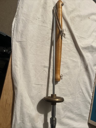 Hand drill with wooden - hand, handle