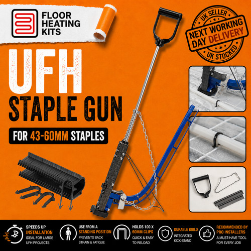 Underfloor heating pipe clip - underfloor,