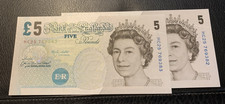 Bank england 5 notes - bank,