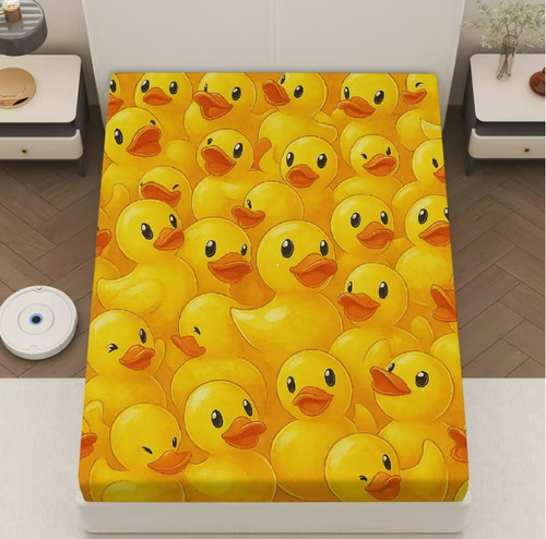 Cartoon rubber duck fitted - 34.cartoon,