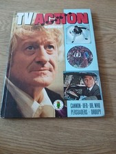 Vintage TV action Annual 1974 dr who, cannon, persuaders, ufo, droopy