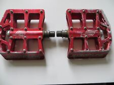 Straitline Defacto Flat Pedals Red RRP £120 (1551)