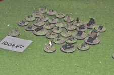 6mm WW2 / army - UBCW 28 bases anarchists - (100647)