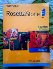 ROSETTA STONE TOTALE SPANISH (LATIN. AMERICA) LEVEL 1, 2, 3, 4 & 5 (NEW VERSION)