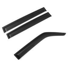 RD3221 BLACK WIND DEFLECTORS WINDOW VISOR FOR MITSUBISHI SHOGUN PAJERO V73 99-06
