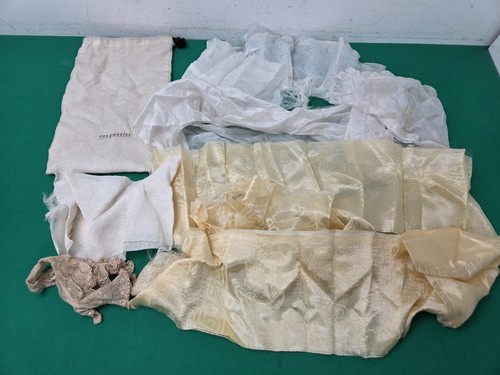 Bag vintage lace silk - of,