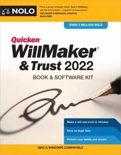 Quicken willmaker and trust - willmaker,