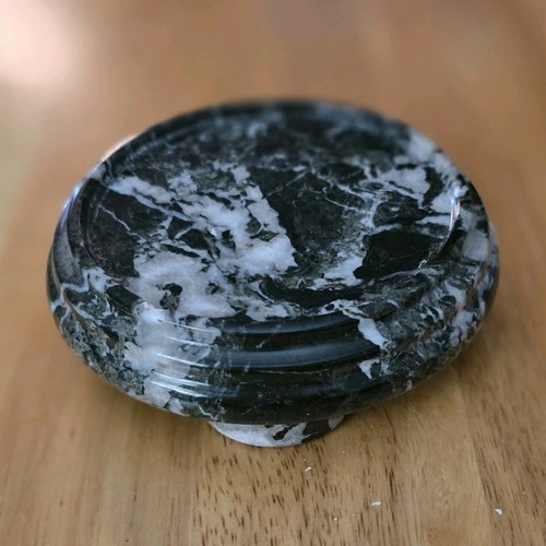 Vintage black white marble - &,