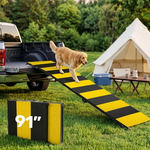 Folding pet dog ramp - folding,