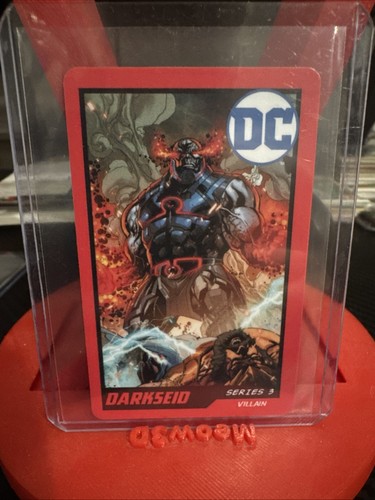 Darkseid card from comic - card,