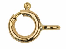 9ct Gold 6mm CLOSED Bolt Ring