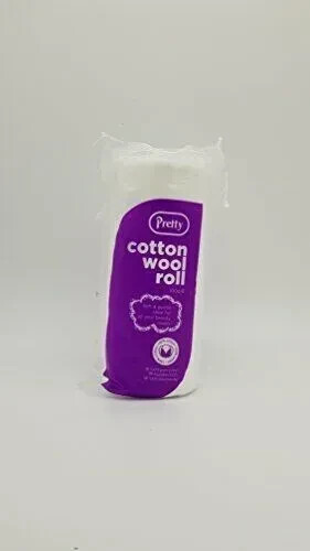 Pretty cotton wool roll - wool, 100g