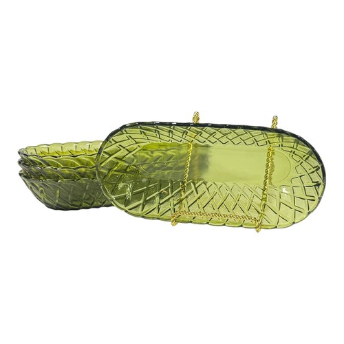 Vintage indiana glass avocado - vintage,