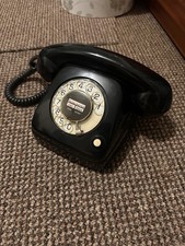 Unusual RTT Belgian Rotary Telephone Mid Century Vintage Retro 