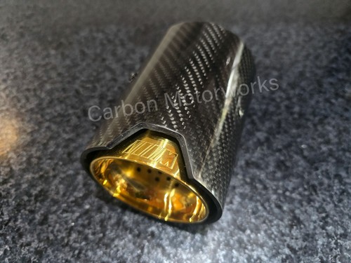 Bmw exhaust tip gold - x,