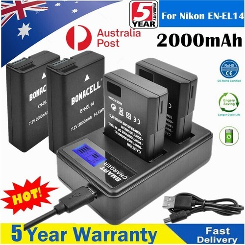 2000mah el14 battery - en-el14,