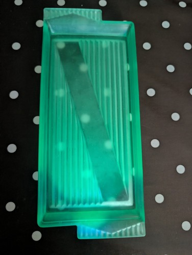 Vintage uranium glass - glass, deco